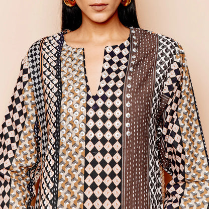 NOMAD PASTEL AMAL DRESS