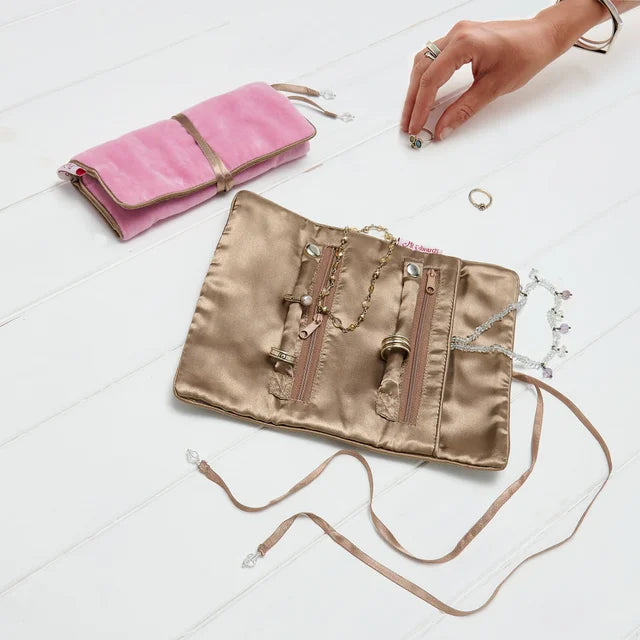 VELVET JEWELRY ROLLS