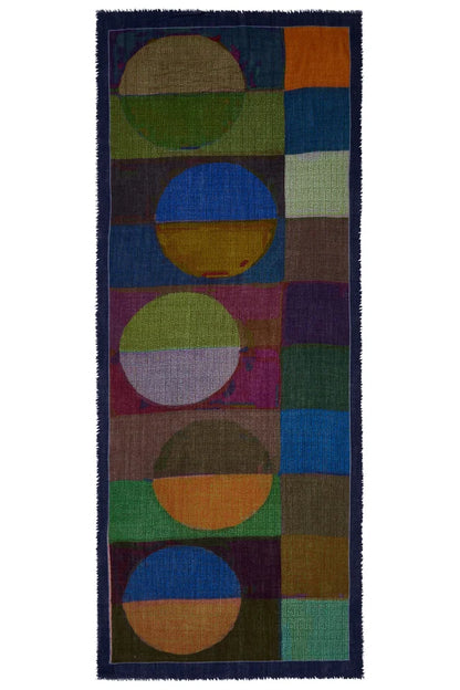 HOXTON WOOL & MODAL CHECK SCARF